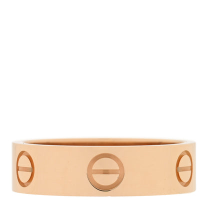 Cartier 18K Yellow Gold 5.5mm LOVE Ring 56 7.75 3 of 5