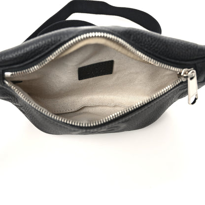 Gucci Piuma Calfskin Jumbo GG Embossed Small Belt Bag Black 5 of 8