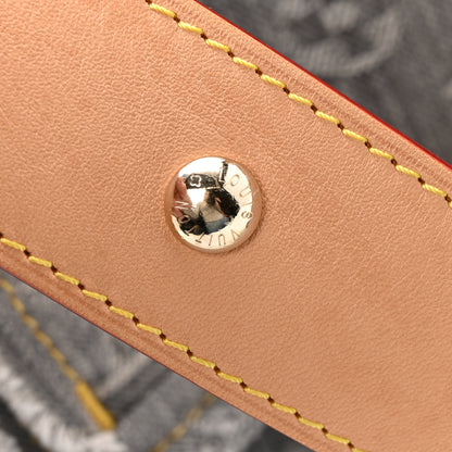 Louis Vuitton Monogram Denim CarryAll MM Washed Grey 13 of 13