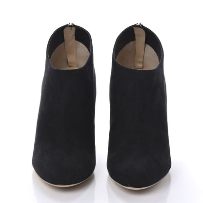 Jimmy Choo Suede Mendez Ankle Boots 37.5 Black 2 of 8