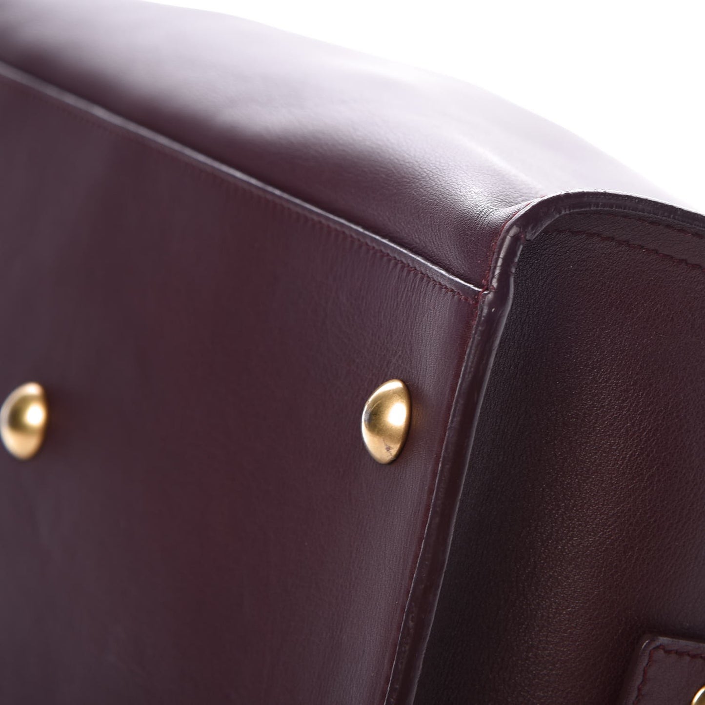 Calfskin Small Classic Y Cabas Bordeaux
