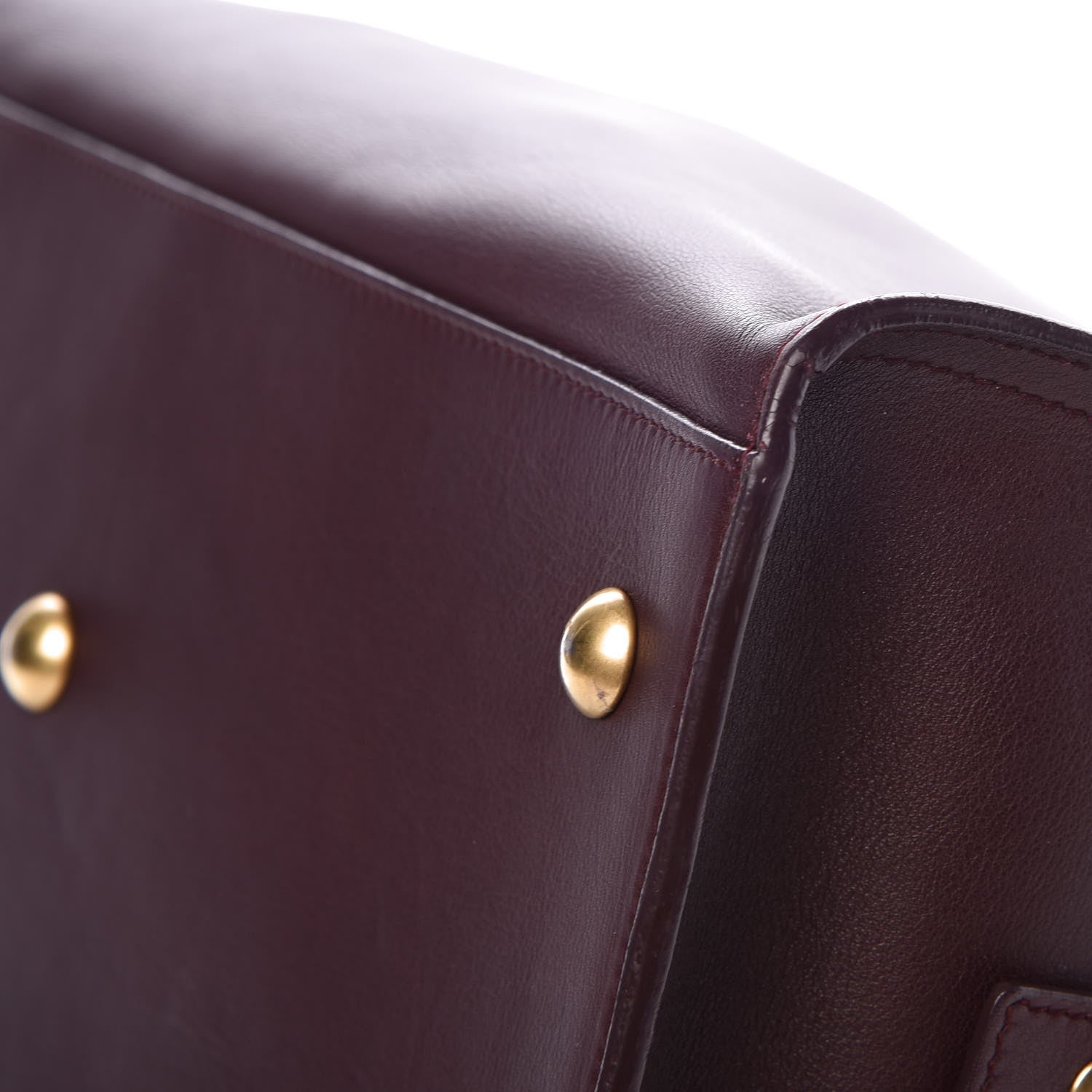 Saint Laurent Calfskin Small Classic Y Cabas Bordeaux 14 of 16