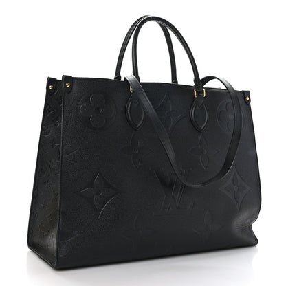 Louis Vuitton Empreinte Monogram Giant Onthego GM Black 3 of 9