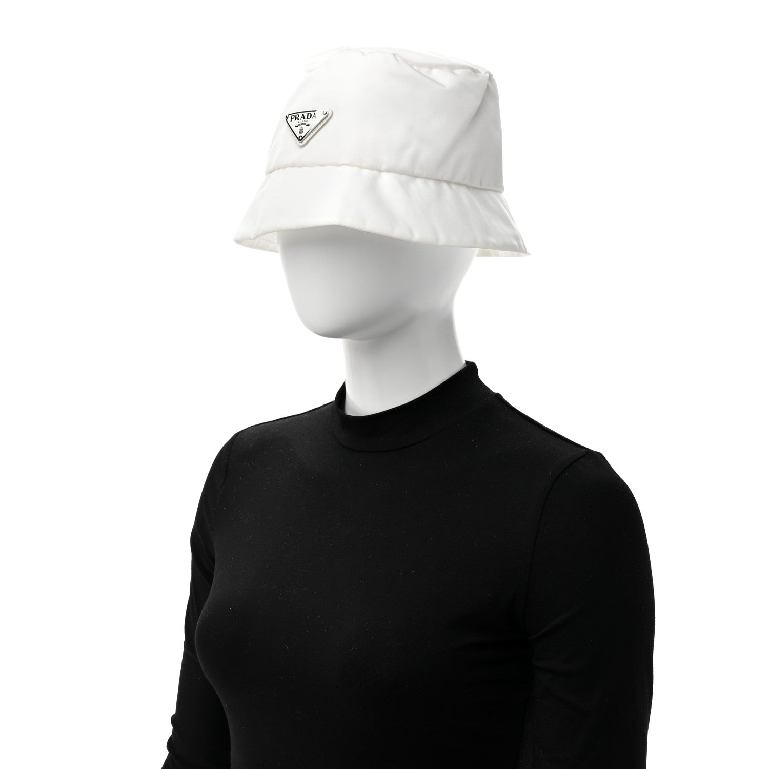 Prada X ADIDAS Re-Nylon Mens Bucket Hat XL White 2 of 8