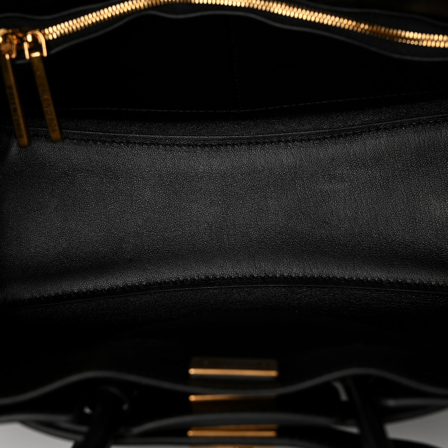 Smooth Calfskin Mini Bel Air Carry All Bag Black