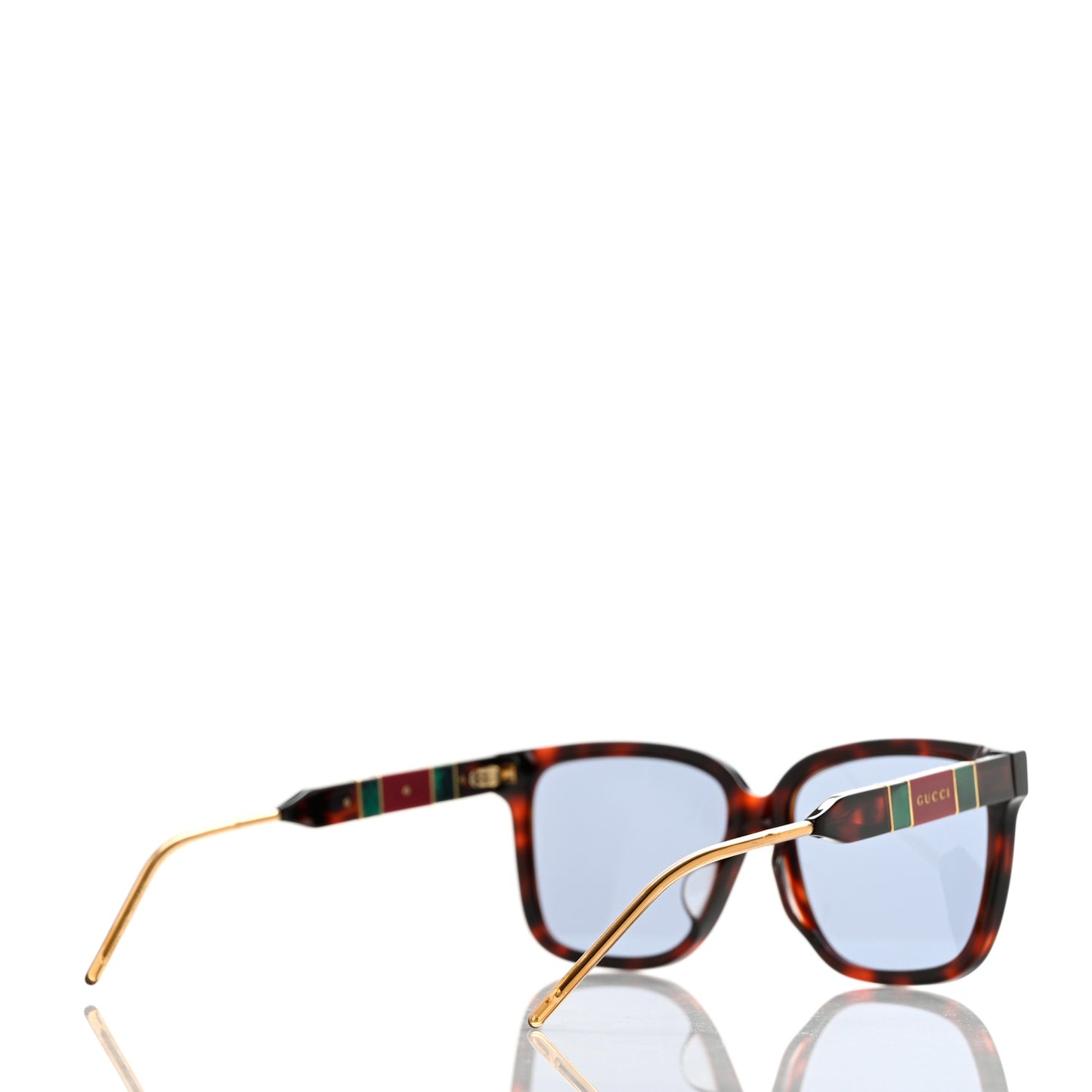 Acetate Square Sunglasses GG0599SA Black Tortoiseshell Pearlescent