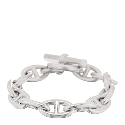 Hermes Sterling Silver GM Chaine d'Ancre Bracelet 2 of 4