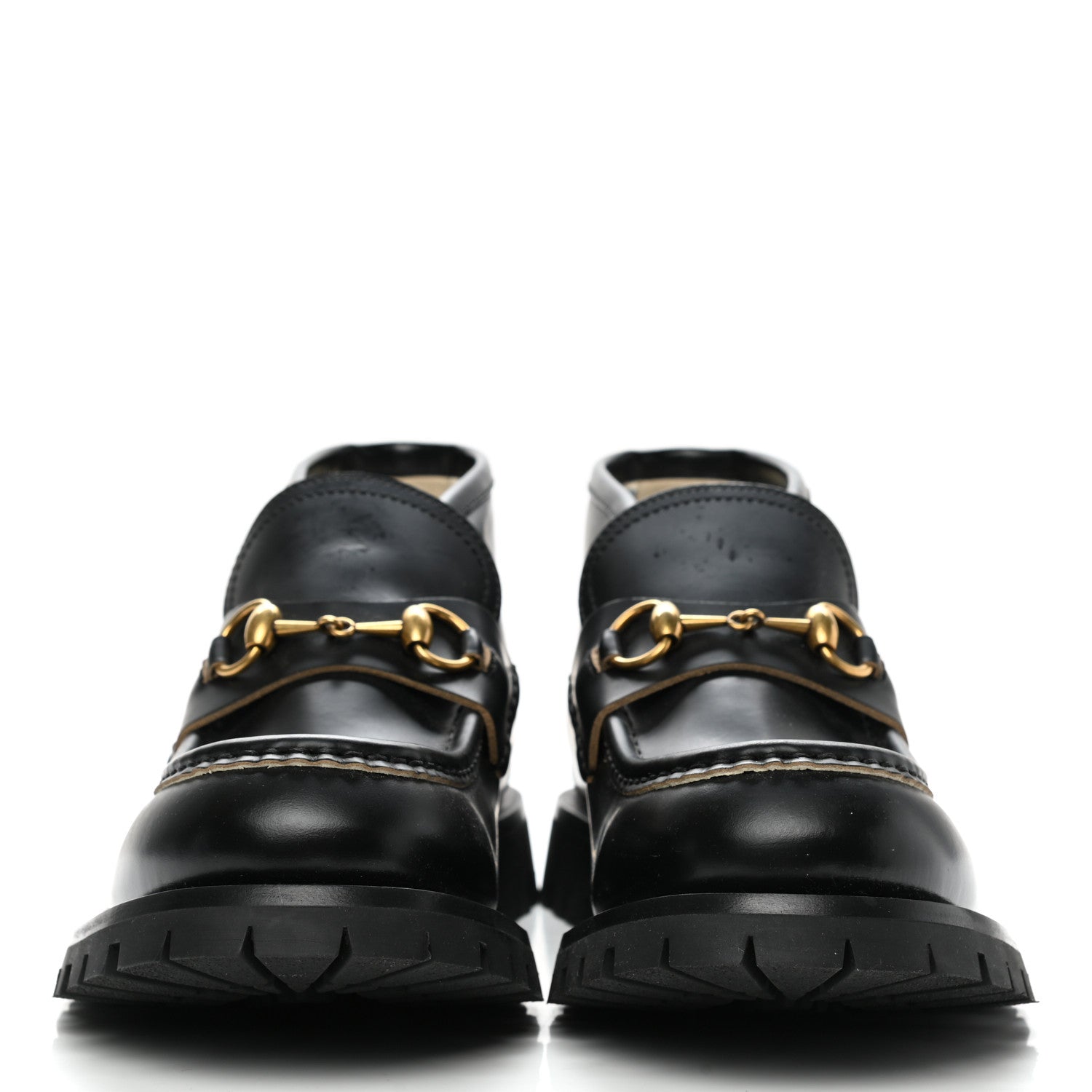Gucci Cordovan Lux Mens Harald Horsebit Ankle Boots 8 Black 2 of 12