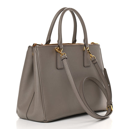 Prada Saffiano Medium Galleria Double Zip Tote Argilla 2 of 9