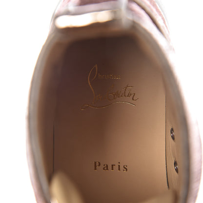 Christian Louboutin Metallic Sequin Bip Bip Orlato Flat Sneakers 39 Nude 6 of 10