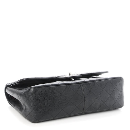 Chanel Caviar Quilted Jumbo Double Flap Black 5 of 8