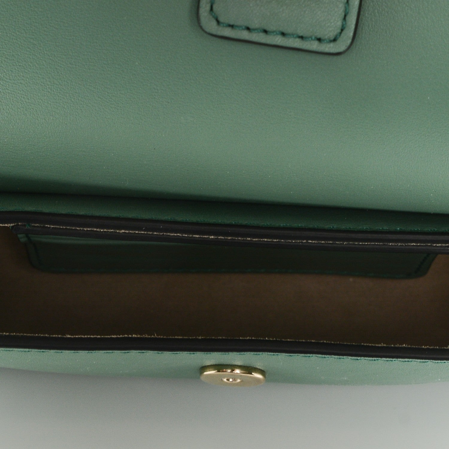 Chloe Suede Calfskin Mini Faye Shoulder Bag Happy Green 5 of 5