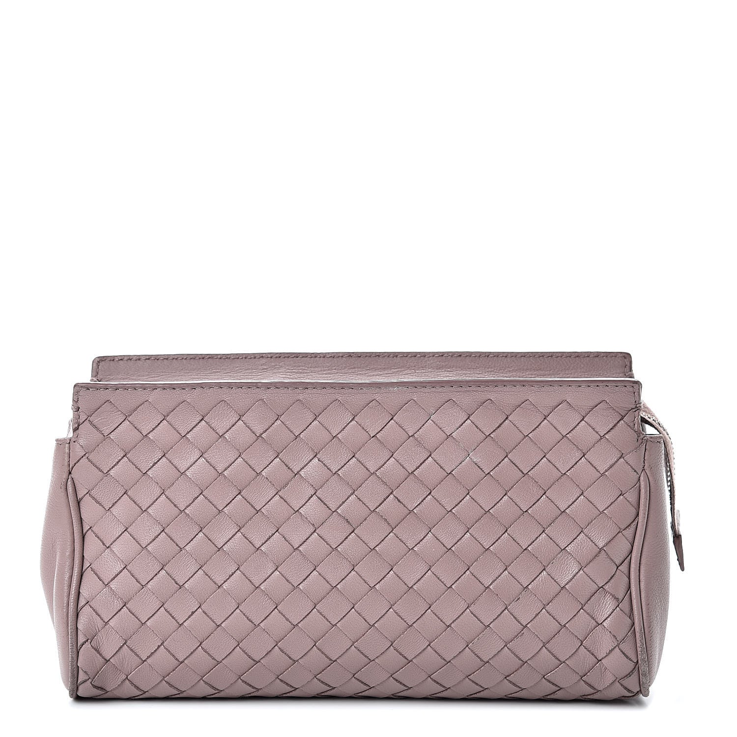 Bottega Veneta Nappa Intrecciato Cosmetic Case Desert Rose 1 of 8