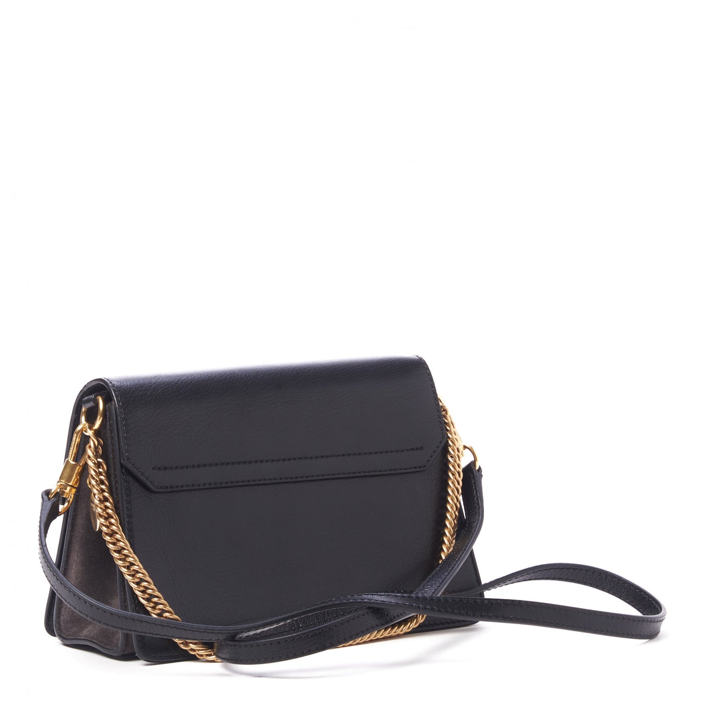 Goatskin Suede Small GV3 Shoulder Bag Black