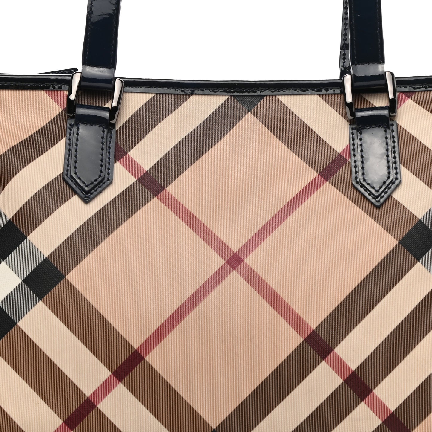 Nova Check Small Nickie Tote Blue