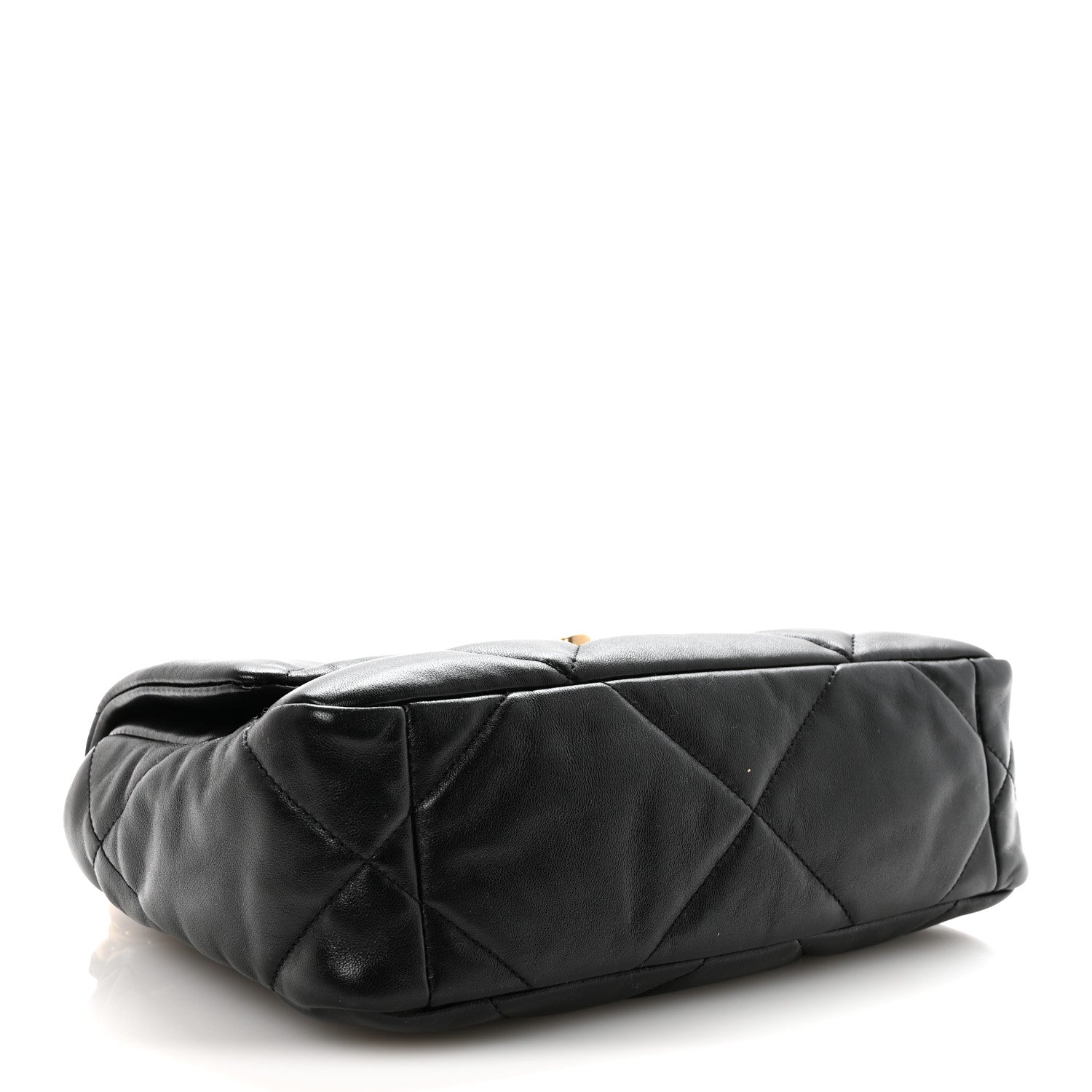 Chanel Goatskin Quilted Medium Chanel 19 Flap Black 4 of 10
