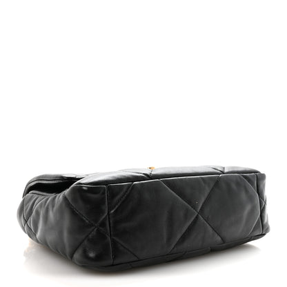 Chanel Goatskin Quilted Medium Chanel 19 Flap Black 4 of 10