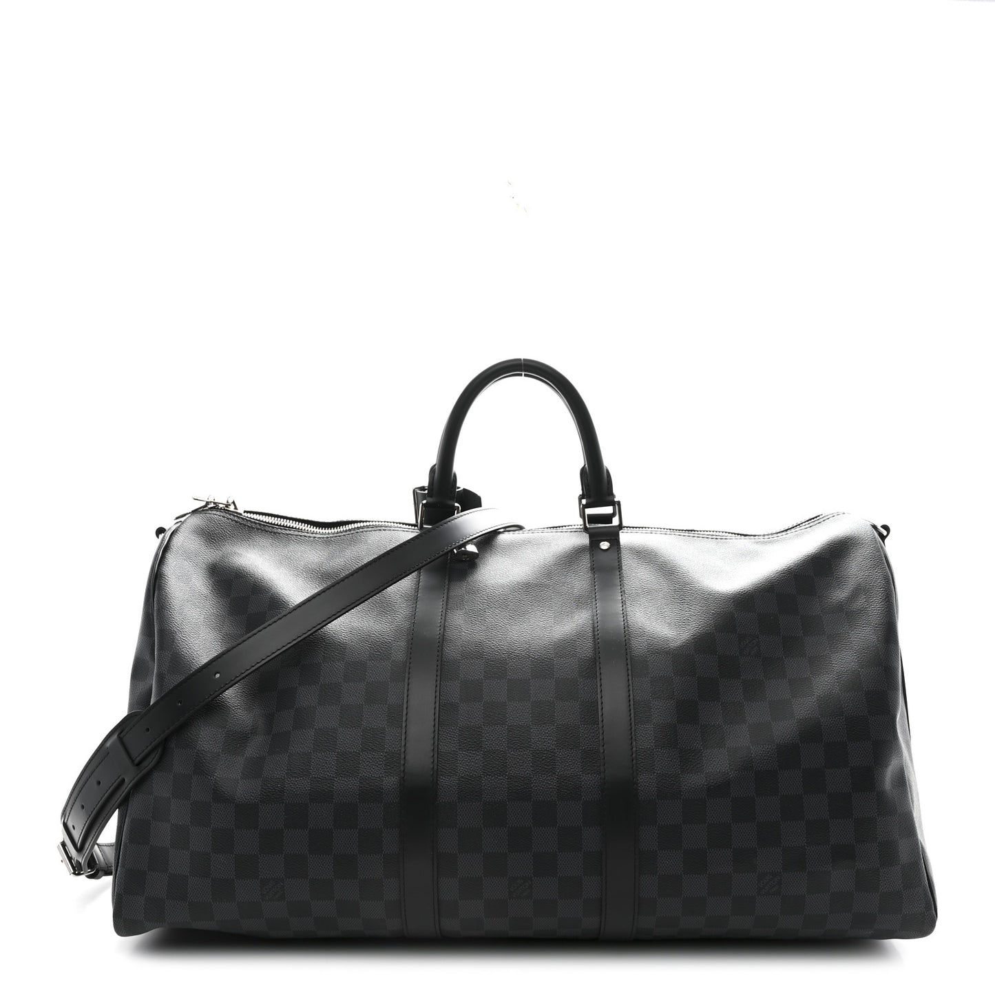 Damier Graphite Keepall Bandouliere 55