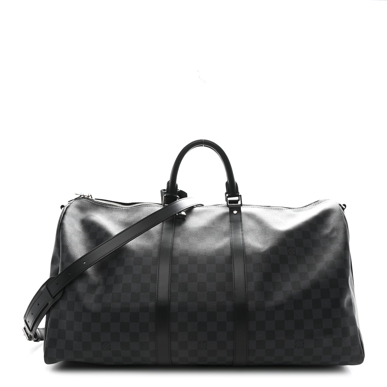 Louis Vuitton Damier Graphite Keepall Bandouliere 55 1 of 10
