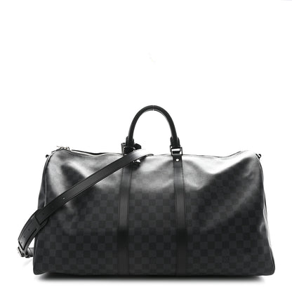 Louis Vuitton Damier Graphite Keepall Bandouliere 55 1 of 10