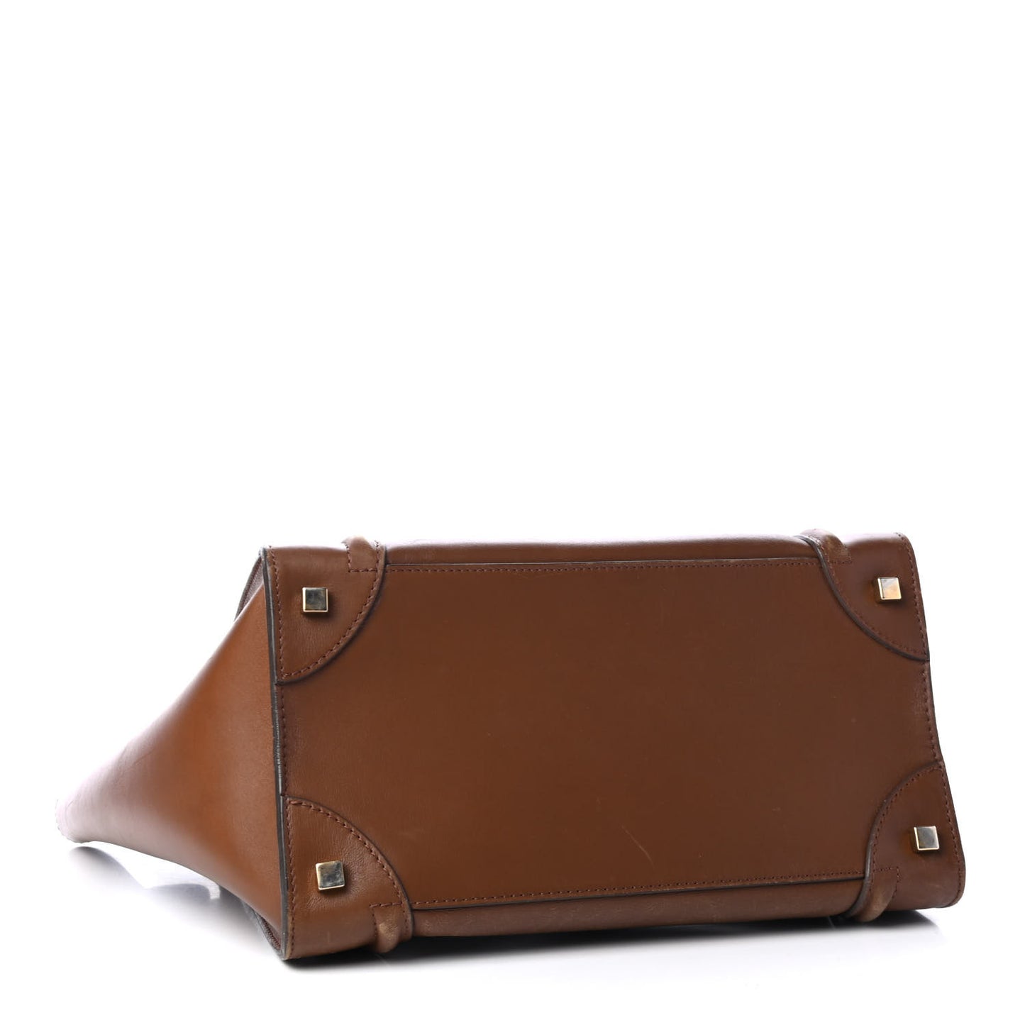 Smooth Calfskin Mini Luggage Caramel