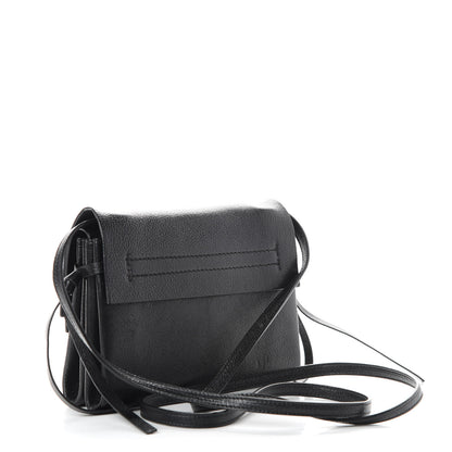 Valentino Garavani Calfskin Small VRing Crossbody Bag Black 3 of 11