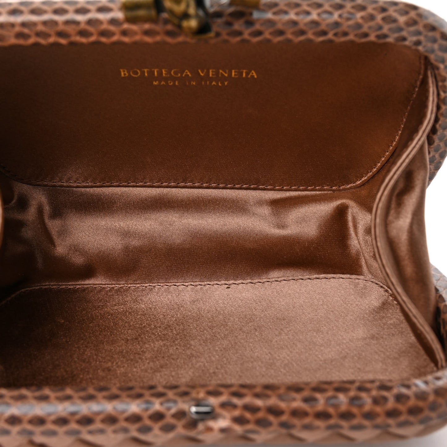 Satin Intreccio Impero Ayers Knot Clutch Blush