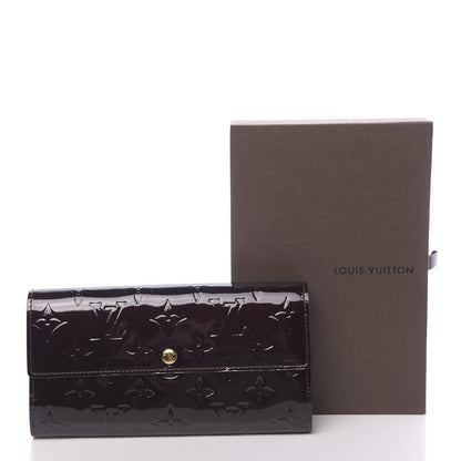 Louis Vuitton Vernis Sarah Wallet Amarante 7 of 7