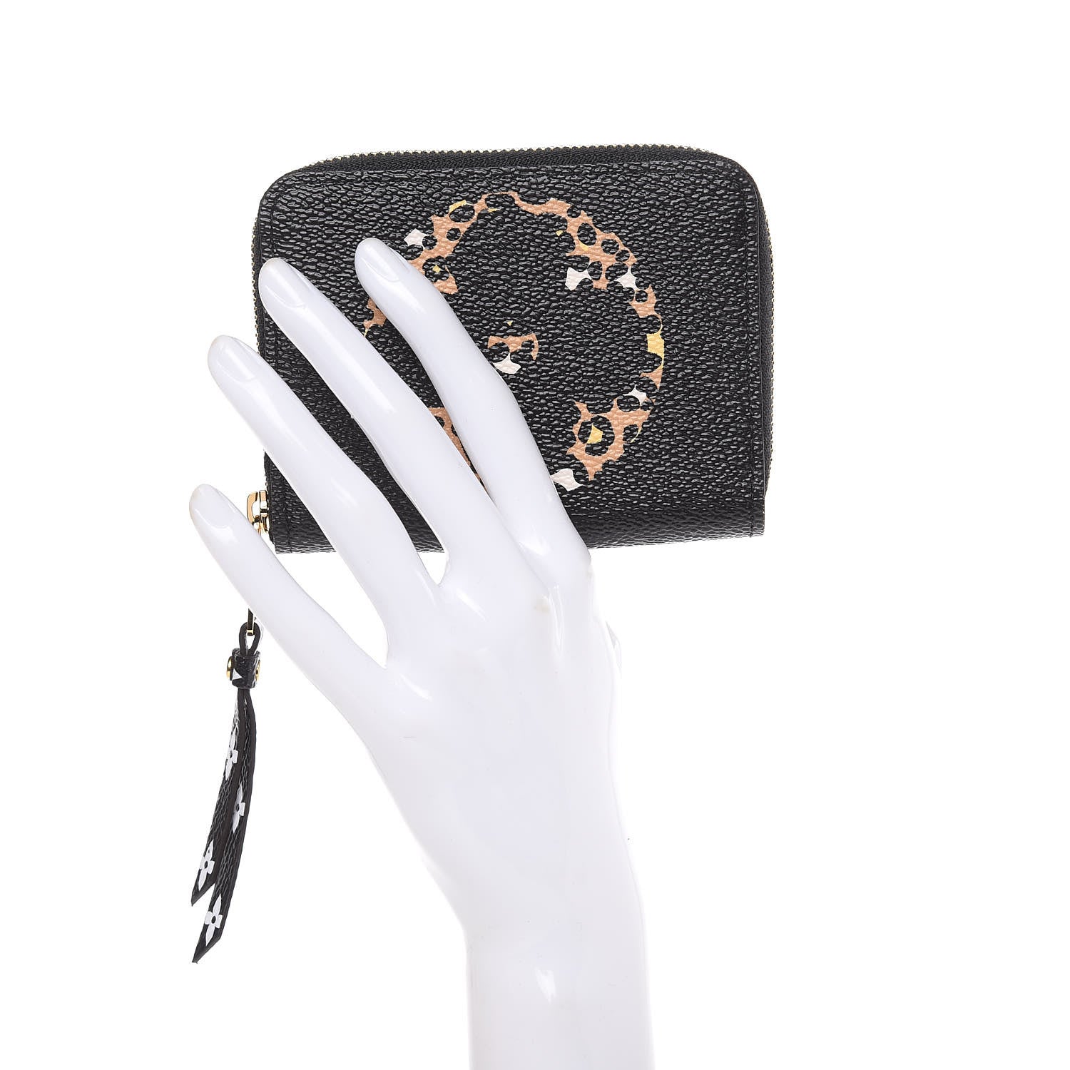 Louis Vuitton Monogram Giant Jungle Zippy Coin Purse Black 2 of 8