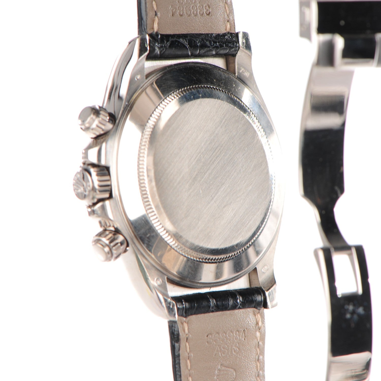 Rolex 18K White Gold Alligator 40mm Oyster Perpetual Daytona Cosmograph Watch White 116519 7 of 11