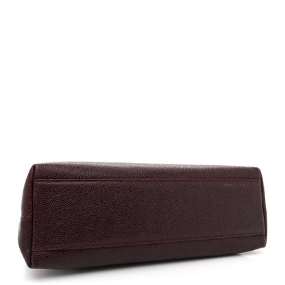 Chanel Caviar Shoulder Bag Burgundy 4 of 13