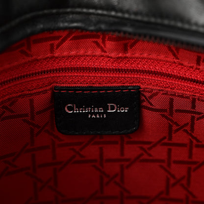 Christian Dior Lambskin Cannage Large Lady Dior Black 6 of 10