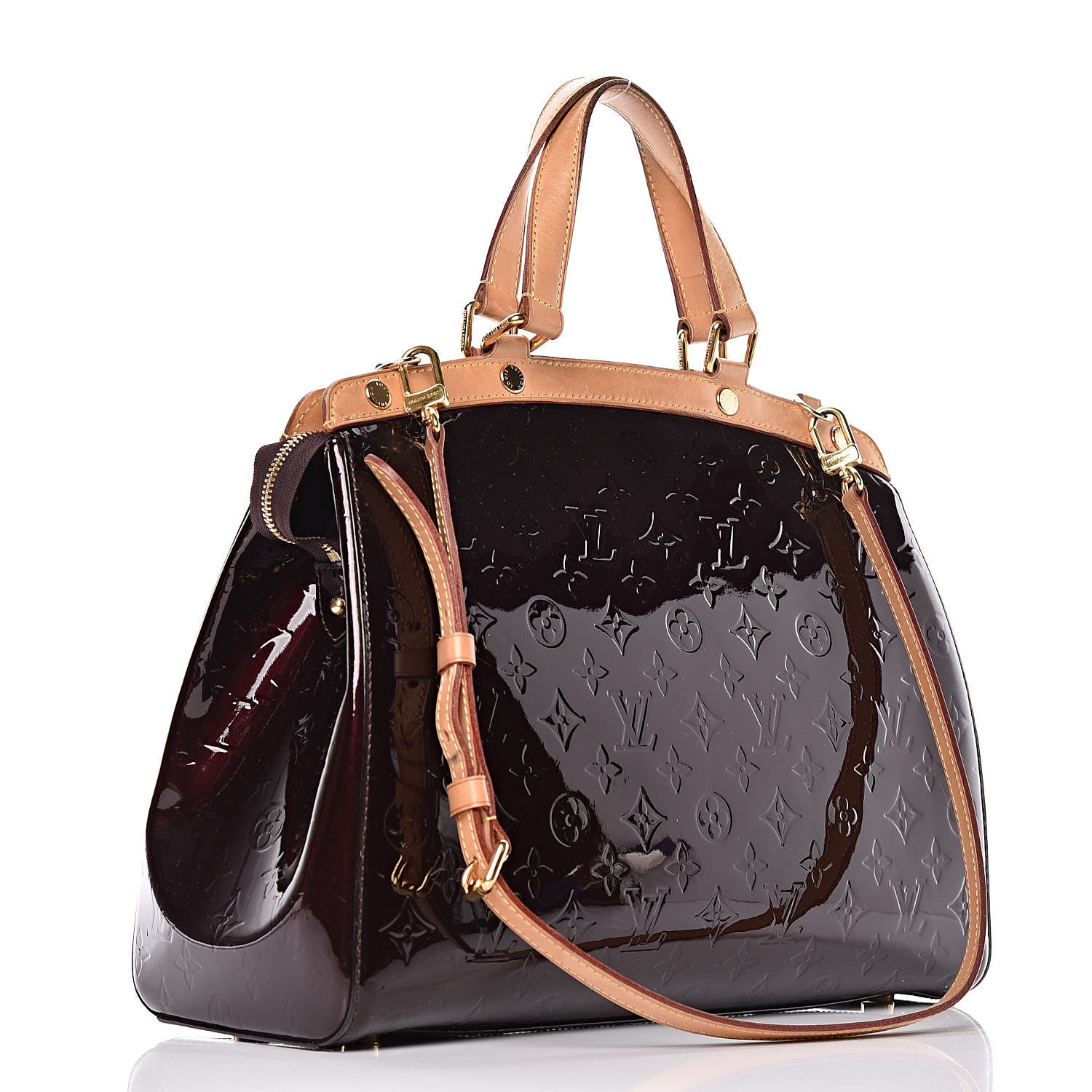Louis Vuitton Vernis Brea GM Amarante 3 of 10