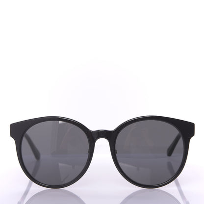 Gucci Acetate GG Web Round Eye Sunglasses GG0854SK Black 2 of 7