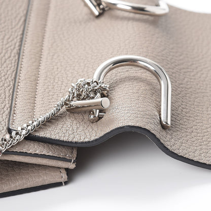 Chloe Grained Lambskin Drew Shoulder Bag Motty Grey 14 of 15
