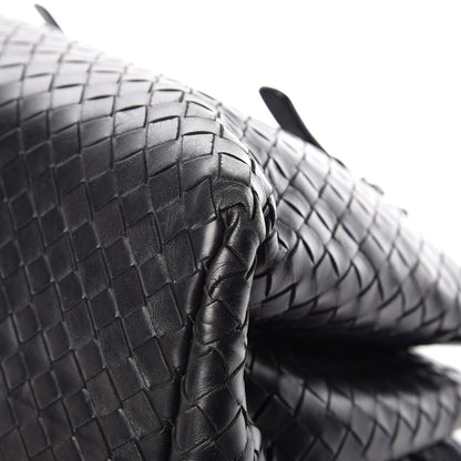 Bottega Veneta Light Calf Intrecciato Small Roma Black 11 of 19