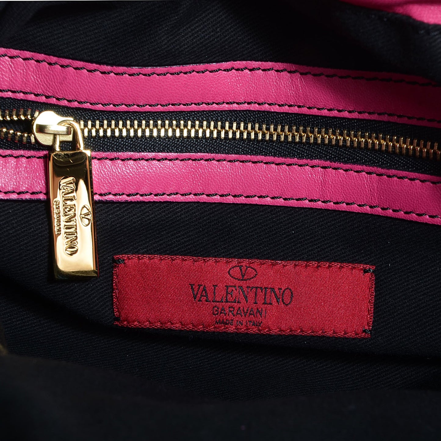 Nappa Raised Rose Vertigo Tote Fuchsia