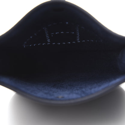 Hermes Taurillon Clemence Amazone Evelyne TPM Bleu Nuit Bleu Indigo 5 of 12