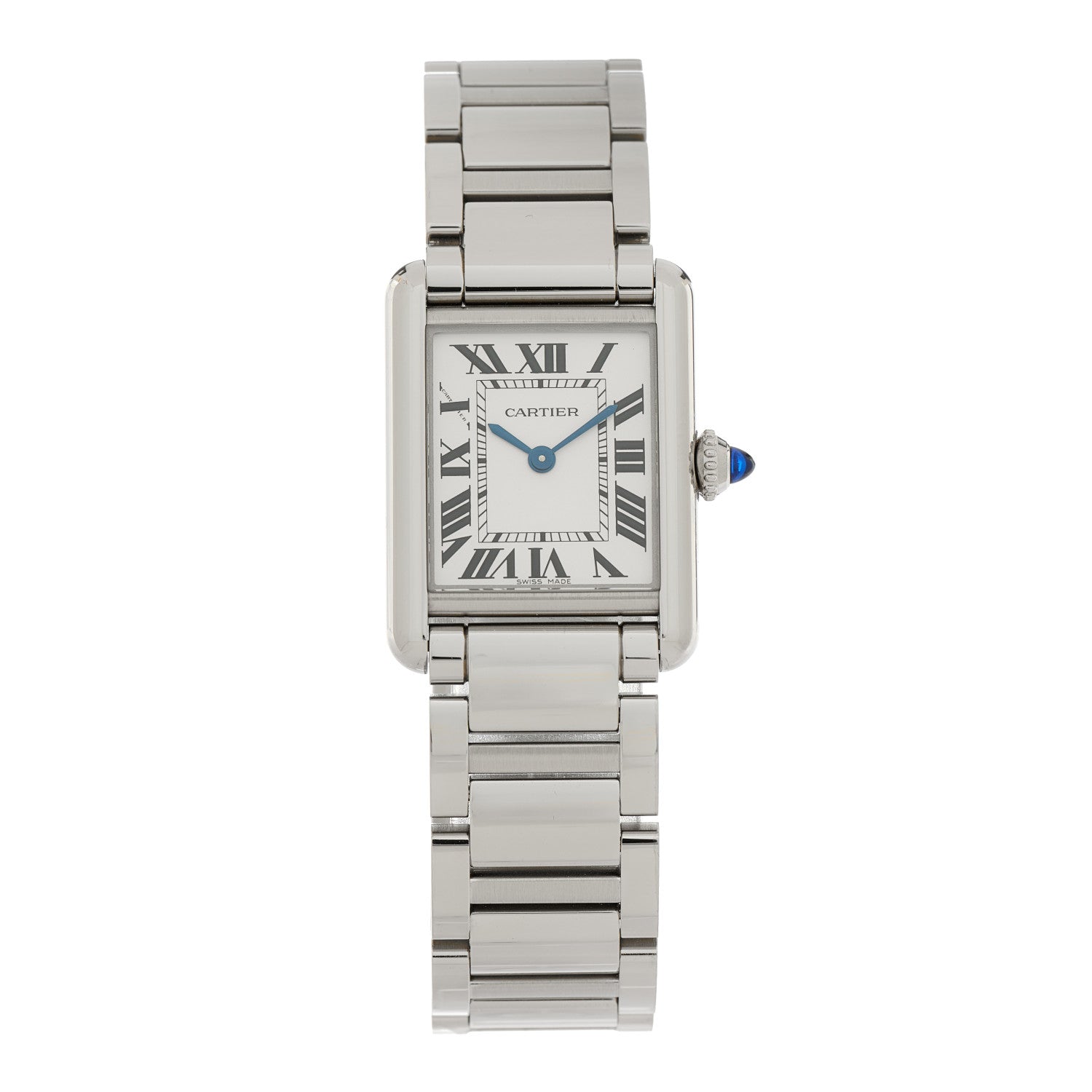 Cartier Stainless Steel 22mm Tank Must Quartz Watch 1 of 4