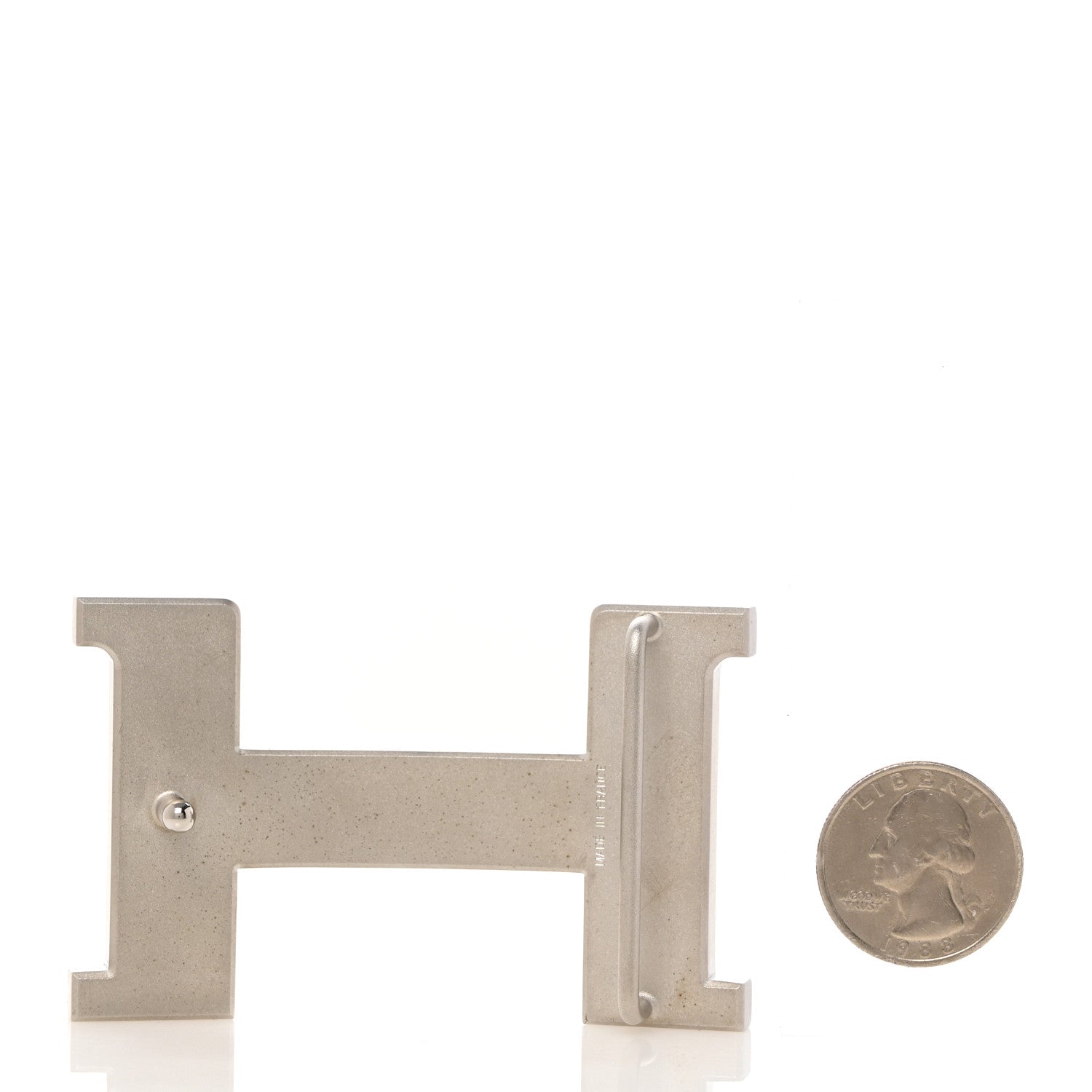 Hermes Brushed Palladium 42mm Constance 2 Belt Buckle 2 of 4