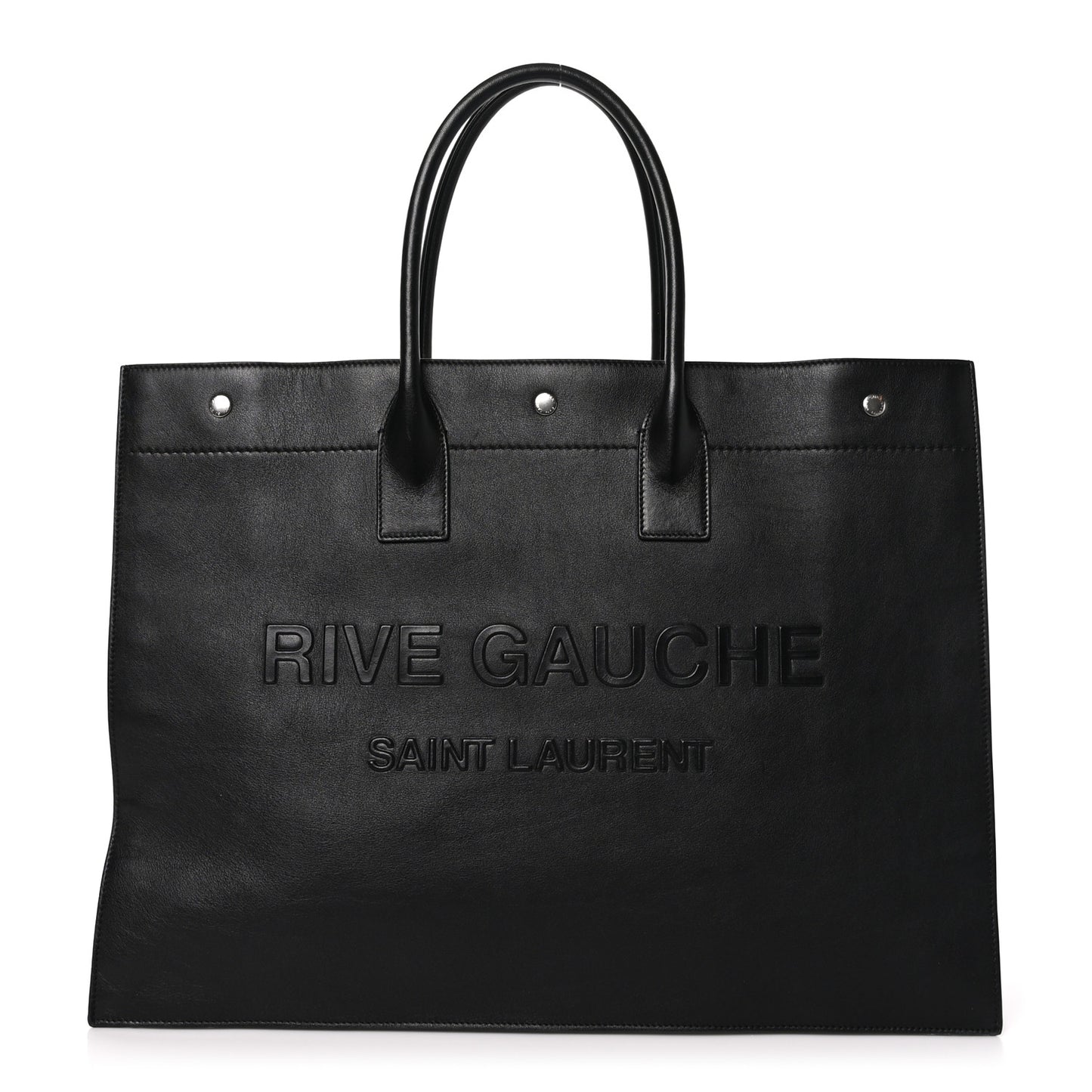 Vitello Rive Gauche Large Tote Black