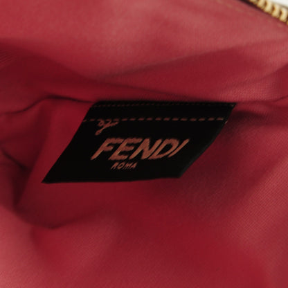 Fendi Zucca Spalmati Vitello Elite Pochette Tobacco Ciclamino 6 of 9