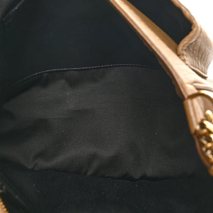 Saint Laurent Grained Lambskin Monogram Medium Niki Chain Satchel Dark Cork 5 of 10