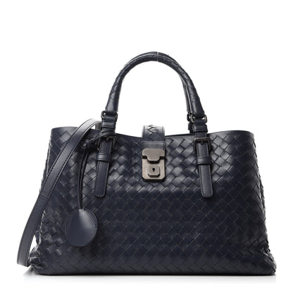 Bottega Veneta Light Calf Intrecciato Small Roma Tote Light Tourmaline 1 of 12