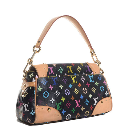 Louis Vuitton Monogram Multicolor Beverly MM Black 3 of 7