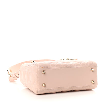 Christian Dior Lambskin Cannage Small Lucky Badges My Lady Dior Pink 4 of 12