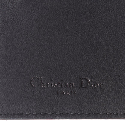 Christian Dior Ultra Matte Calfskin Small Lady Dior Flap Card Holder Black 6 of 7