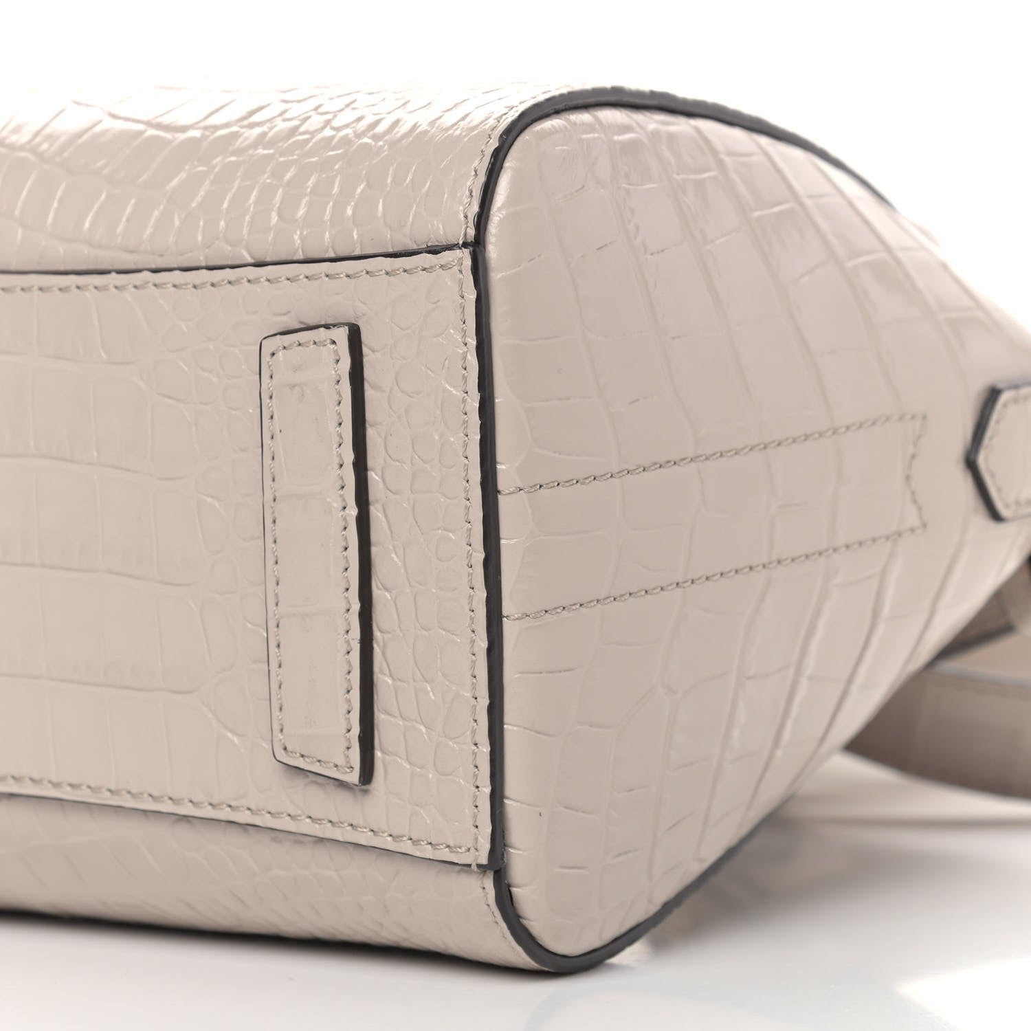 Givenchy Calfskin Crocodile Embossed Mini Antigona Dune 9 of 9