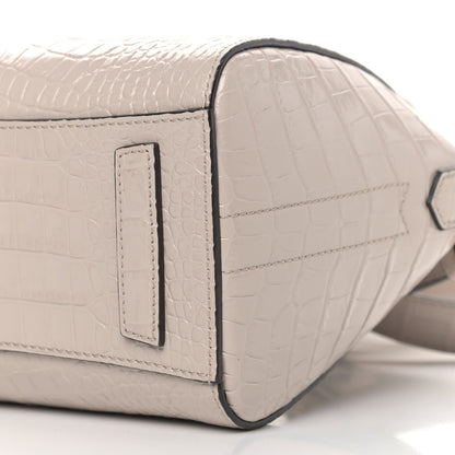 Givenchy Calfskin Crocodile Embossed Mini Antigona Dune 9 of 9