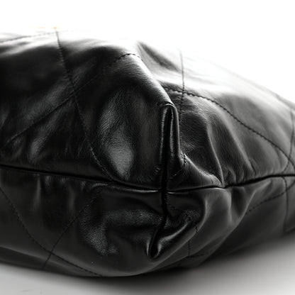 Chanel Shiny Calfskin Quilted Chanel 22 Black 11 of 11